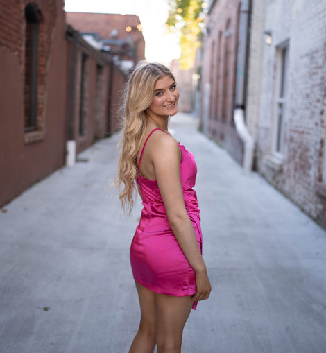 barbie pink slip dress Barbie Mini Dress